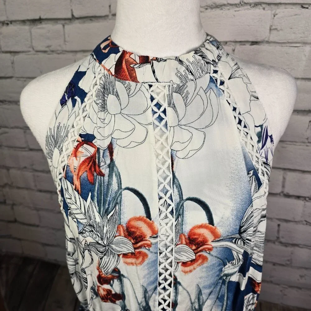 JAASE ENDLESS BOHEMIAN MAXI DRESS MAGNIOLIA PRINT FLORAL SIZE XL NWT - Picture 5 of 10
